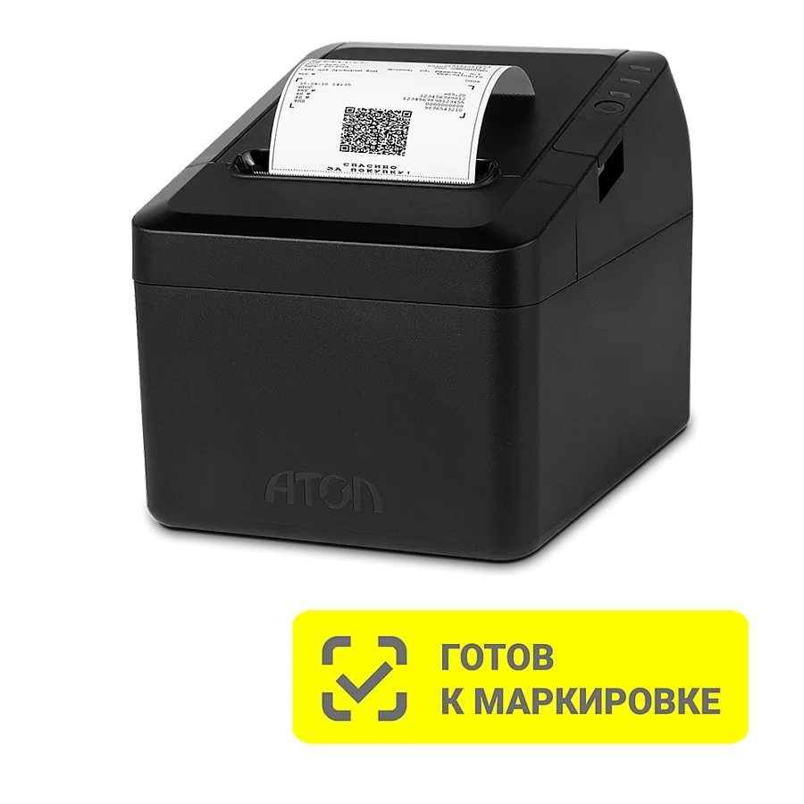 ККТ АТОЛ 27Ф. Черный. Без ФН. USB. RS-232. Ethernet. 5.0
